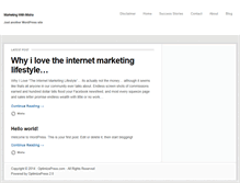 Tablet Screenshot of marketingwithmisha.com